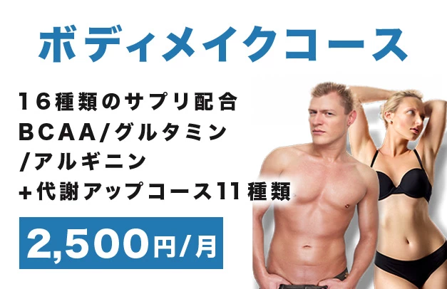 ボディメイクコース 2,500円/月